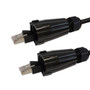 RJ45 Male with IP68 Shroud to RJ45 Male with IP68 Shroud Cat6 FTP Outdoor UV / Direct Burial Patch Cable