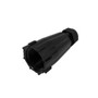 RJ45 IP68 Waterproof Shroud for RJ45 Male Cable - Fits Cable OD of 5mm to 10mm - Black
