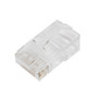 RJ45 Cat5e Plug with Snagless Tab for Stranded Round Cable (8P 8C) - Pack of 50