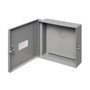 Enclosure Box 11" x 11" x 3.5", Indoor/Outdoor Non-Metallic, NEMA 3R Rated with Backplate - Grey
