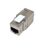 Cat8 Slim Profile Shielded RJ45 Jack 110 Punch Or Tool Less Stainless Steel Punch/Tool-Less FN-JK-C8-SS