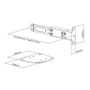 Video Wall Floor Stand Bolt-Down Base With Safety Kit For Stable Installed Displays FN-MT-1610-BB