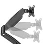 Full Motion Dual Screen Desktop Display Mount VESA Compatible 13 To 27 Inch FN-MT-563-BK
