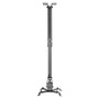 Adjustable 4 Arm Tilt And Rotate Projector Wall Ceiling Mount With 430 To Reach Wall/Ceiling Length Black FN-MT-822-BK