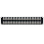 48-Port Cat6a Patch Panel 19 Rackmount 2U - Pass-Through