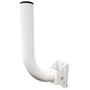 13 inch Wall or Pole Mount J-Pipe - Powder Coat - White