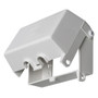 Outdoor Weather Proof Outlet Box, Single Gang - Horizontal - White