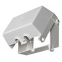 Outdoor Weather Proof Outlet Box Single Gang - Horizontal - White