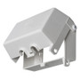 Outdoor Weather Proof Single Gang Horizontal Outlet Box White Weatherproof Durable Cover FN-WP-BOX1H-OD