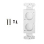 Decora Strap 2 x XLR Cutout - White