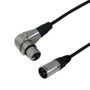 Premium  Cables XLR Microphone Male To Right Angle Female Cable FT4