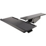 StarTechcom KeyboardMouse Tray - 57 Height x 28 Width - Black - Steel KBTRAYADJ2