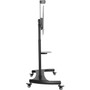 V7 TVCART2 Pro TV Cart up to 100 inch displays Height Adjustable - Up to 100 Screen Support - 9979 kg Load Capacity - 9133 mm x TVCART2