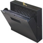 Black Box Laptop Cabinet - 4.75" (120.65 mm) Height x 15.50" (393.70 mm) Width x 17" (431.80 mm) Depth - Desk, Wall Mountable - Steel (Fleet Network)