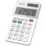 Sharp Calculators EL-244WB 8-Digit Professional Pocket Calculator - 3-Key Memory, Auto Power Off - 8 Digits - LCD - 0.3" x 2.4" x 4.1" (EL244WB)