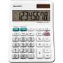 Sharp Calculators EL-310WB 8-Digit Professional Mini-Desktop Calculator - 4-Key Memory, Sign Change, Backspace Key, Auto Power Off, - (Fleet Network)