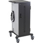 Ergotron YES40 Charging Cart for Tablets - 4 Shelf - PushPull Handle - 5080 kg Capacity - 4 Casters - 4 10160 mm Caster Size - - YES40-TAB-1