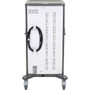 Ergotron YES40 Charging Cart for Tablets - 4 Shelf - PushPull Handle - 5080 kg Capacity - 4 Casters - 4 10160 mm Caster Size - - YES40-TAB-1