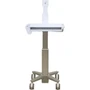 Ergotron CareFit Slim 20 LCD Medical Cart - 907 kg Capacity - 3 Casters - 4 10160 mm Caster Size - Aluminum - 18 Width x 167 C50-3500-0