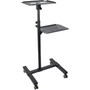 StarTechcom Mobile Projector and Laptop StandCart Heavy Duty Portable Projector StandPresentation Cart 22lbshelf Height - and ADJPROJCART