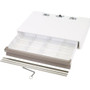 Ergotron CareFit Pro Single Drawer - 907.2 g Weight Capacity - White, Warm Gray (Fleet Network)