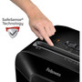Fellowes LX85 Cross-cut Shredder - Non-continuous Shredder - Cross Cut - 12 Per Pass - for shredding Staples Paper Paper Clip Card 4400401