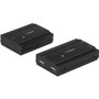 StarTech.com USB Extender - 2 x Network (RJ-45) - 4 x USB - 328.08 ft (100000 mm) Extended Range - Aluminum - Black (USB2004EXT100)