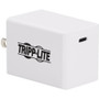 Tripp Lite 60W Compact USB-C Wall Charger - GaN Technology, USB-C Power Delivery 3.0 - 120 V AC, 230 V AC Input - 5 V DC/3 A, 9 V DC, (Fleet Network)