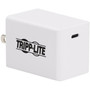 Tripp Lite 60W Compact USB-C Wall Charger - GaN Technology USB-C Power Delivery 30 - 120 V AC 230 V AC Input - 5 V DC3 A 9 V DC U280-W01-60C1-G