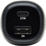 Tripp Lite U280-C02-45W-1B Auto Adapter - 12 V DC Input - 33 V DC3 A 59 V DC 11 V DC 12 V DC 5 V DC 9 V DC Output - Black U280-C02-45W-1B