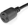 StarTechcom 3ft  09m Power Adapter Cord - Heavy Duty NEMA-L5-20R to NEMA-5-20P - External Power Cable - 12 AWG Power Cord - For - V PAC520PLR3