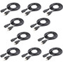 StarTech.com 6 ft Standard Computer Power Cord - NEMA5-15P to C13 - Power cable - 10 Pack - 5-15 to C13 Power Cord - 6 ft Computer - - (PXT10110PK)