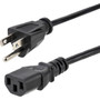 StarTechcom 6 ft Standard Computer Power Cord - NEMA5-15P to C13 - Power cable - 10 Pack - 5-15 to C13 Power Cord - 6 ft Computer - - PXT10110PK