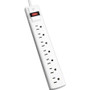 V7 7-Outlet Surge Protector, 12 ft cord, 1050 Joules - White - 7 - 1050 J (Fleet Network)