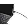 Kensington N17 Keyed Laptop Lock for Dell Devices - Black, Silver - Carbon Steel - 6 ft - For Notebook, Tablet (K64440WW)
