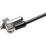 Kensington N17 Keyed Laptop Lock for Dell Devices - Black Silver - Carbon Steel - 6 ft - For Notebook Tablet K64440WW