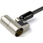 StarTechcom 65 2m 3-in-1 Universal Laptop Cable Lock - Keyed Security Lock for K-Slot Nano  Wedge Slot DesktopLaptop - - 65ft LTULOCKKEY