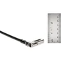 Kensington Slim NanoSaver Cable Lock - Resettable - 4-digit - Carbon Steel - 6 ft - For Notebook K60629WW