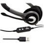 V7 Deluxe USB Stereo Headphones with Microphone - Stereo - USB - Wired - 32 Ohm - 20 Hz - 20 kHz - Over-the-head - Binaural - - 5.9 ft (HU521-2NP)