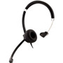 V7 Deluxe USB Mono Headset with Boom Mic - Mono - USB - Wired - 31.50 Hz - 20 kHz - Over-the-head - Monaural - Supra-aural - 5.9 ft - (Fleet Network)