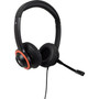 V7 HU540E Headset - Stereo - USB - Wired - 32 Ohm - Over-the-head - Binaural - Supra-aural - 66 ft Cable - Noise Cancelling - Black HU540E