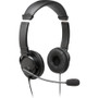 Kensington Hi-Fi Headphones - Stereo - USB - Wired - Over-the-head - Binaural - Circumaural - 6 ft Cable - Noise Cancelling Microphone (Fleet Network)