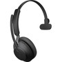 Jabra Evolve2 65 Headset - Mono - USB Type A - Wireless - Bluetooth - Over-the-head - Monaural - Supra-aural - Black 26599-889-999