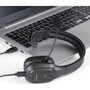 Aluratek Bluetooth Wireless Headset with Noise Cancelling Boom Microphone - Mono - Wireless - Bluetooth - 33 ft - 200 Hz - 20 kHz - - ABHM100F