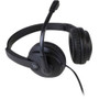 Aluratek AWHU02FB Headset - Stereo - USB - Wired - Over-the-head - Binaural - Ear-cup - 6.9 ft Cable - Noise Cancelling Microphone (AWHU02FB)