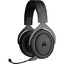 Corsair HS70 Wired Gaming Headset with Bluetooth - Stereo - Mini-phone 35mm USB - WiredWireless - Bluetooth - 30 ft - 32 Kilo Ohm CA-9011227-NA