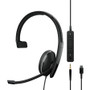 EPOS | SENNHEISER ADAPT 135T USB-C II - Mono - USB Type C, Mini-phone (3.5mm) - Wired - On-ear - Monaural - Ear-cup - 7.6 ft Cable - (Fleet Network)