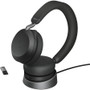 Jabra Evolve2 75 Headset - Stereo - Wireless - Bluetooth - 98.4 ft - 20 Hz - 20 kHz - On-ear - Binaural - Ear-cup - MEMS Technology - (27599-989-989)