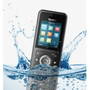 Yealink Ruggedized DECT Handset - Cordless - DECT Bluetooth - 18 Screen Size - 1 Day Battery Talk Time - Black W59R