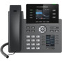 Grandstream IP Phone - Corded - CordedCordless - Wi-Fi Bluetooth - Desktop - 4 x Total Line - VoIP - IEEE 80211abgnac - 2 x - GRP2614